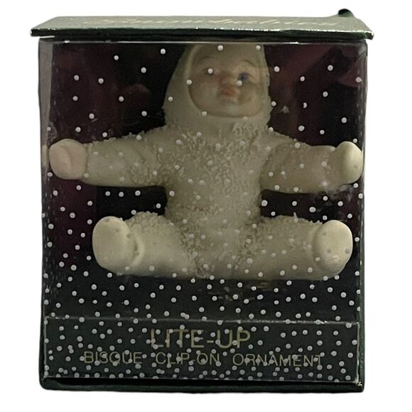Department 56 Other - Dept 56 Snowbabies Christmas Ornament 79529 Sitting Clip On Does Not Light Up